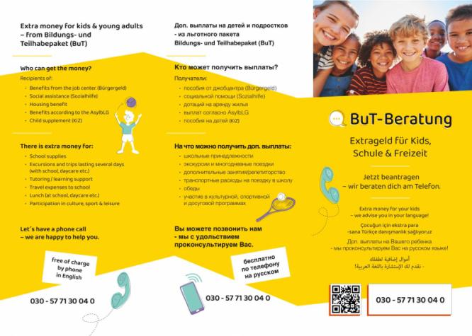 BuT-Beratung | Kostenfreie Beratung zum Bildungs- und Teilhabepaket